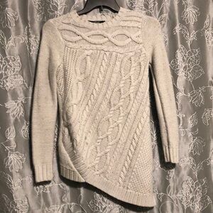 Over long sleeve sweater